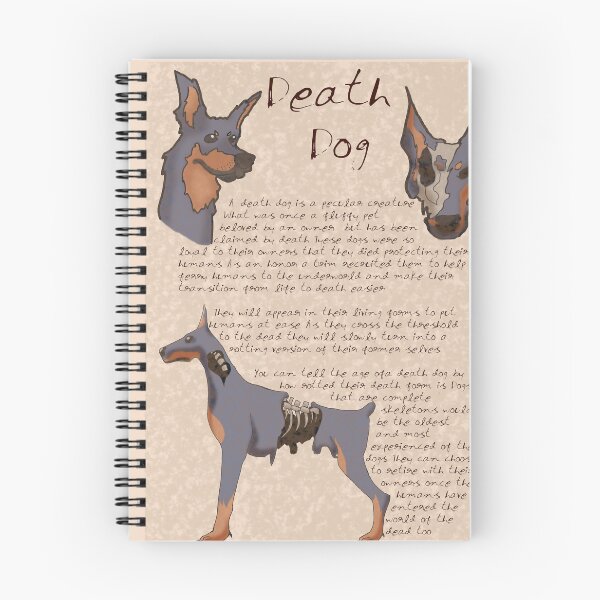 Item preview, Death Dog Info Page designed and sold by cholland627.