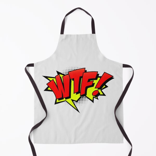 Item preview, WTF - What The F*ck Cartoon Meme Joke Minimal designed and sold by BK-Fishing.