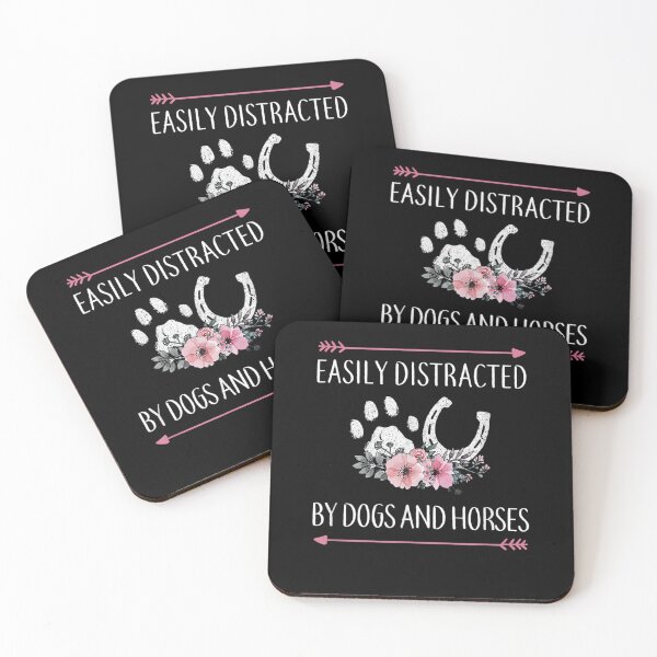 Item preview, Horse Easily Distracted By Dogs And Horses designed and sold by Kevins16.