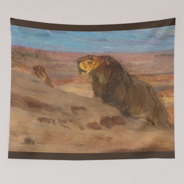 Item preview, Lions in the Desert designed and sold by Twisted Wick.