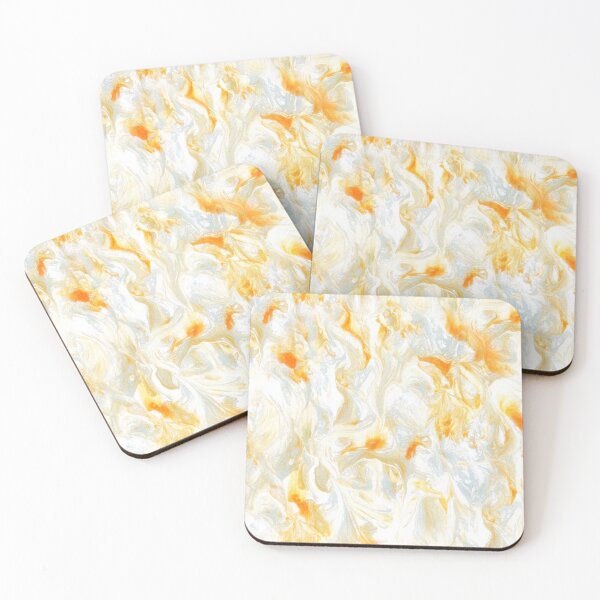 Item preview, Marble Paint Texture With White, Orange, and Blue designed and sold by LDTreasures.