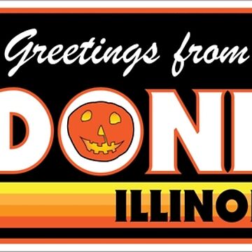 Artwork thumbnail, Greetings from Haddonfield Halloween 1978 by Outpost31Design