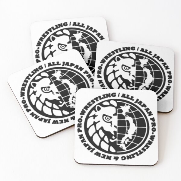 Item preview, AJPW/NJPW Combined Logo B&W designed and sold by maxmarvelous.