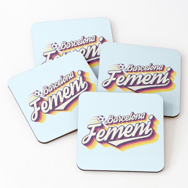 Item preview, Barcelona Femeni Retro Vintage Text (WOSO/Futfem) designed and sold by Numero14.