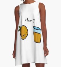 ORANGE TRAUMA A-Line Dress