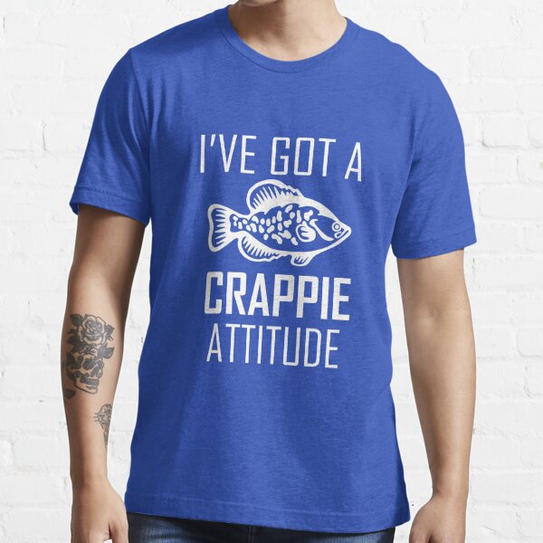 Vintage 80s 90s Fishing Fish Crappie Attitude T Shirt… - Gem