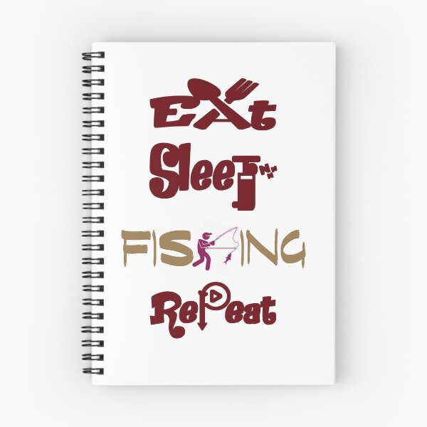 Item preview, Eat sleep fishing repeat, designed and sold by Chakilogy.