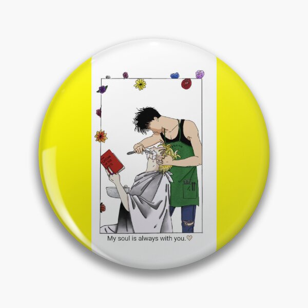 Item preview, Ash and Eiji "My soul is with you" designed and sold by dcxab.