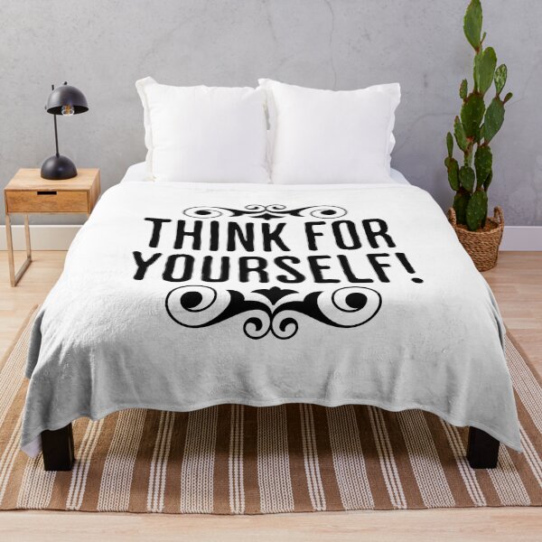 Item preview, Think For Yourself - Life Changing Quote designed and sold by AlanPhotoArt.