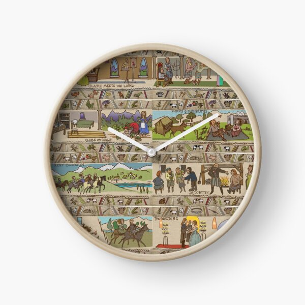 Second set of panels of Gabeaux Tapestry Clock
