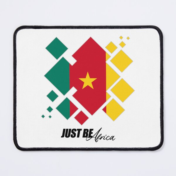 Item preview, Cameroon Cubed Flat - w/ text designed and sold by JustBeAfrica.