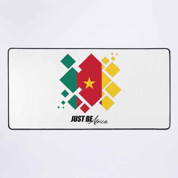 Item preview, Cameroon Cubed Flat - w/ text designed and sold by JustBeAfrica.