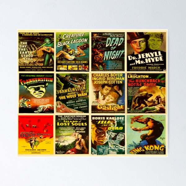 Item preview, Vintage Classic Horror Monster Movie Posters designed and sold by OLMP.