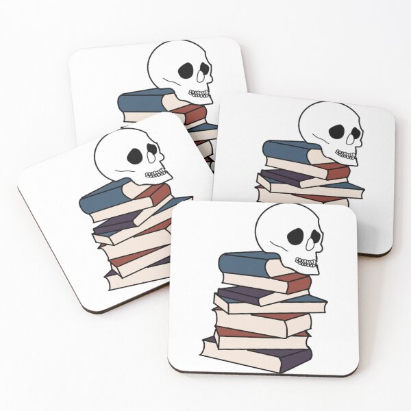Item preview, Dark Academia Book Stack With Skull designed and sold by writeabledreams.
