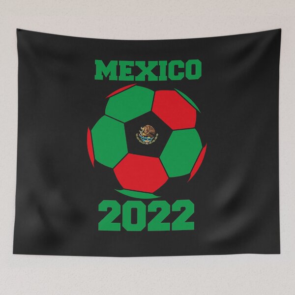 Item preview, Mexico Soccer Ball Flag 2022 - Mexicain football Lovers designed and sold by MGHdesign.