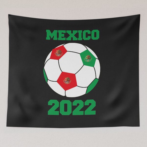 Item preview, Mexico Soccer Ball Flag 2022 - Mexicain football Lovers designed and sold by MGHdesign.