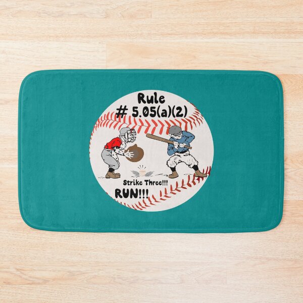 Item preview, Baseball Rule 5.05 (a)(2) Strike Three!!! RUN!!! - Baseball's Crazy, Wacky Rule designed and sold by Oaks Creations.