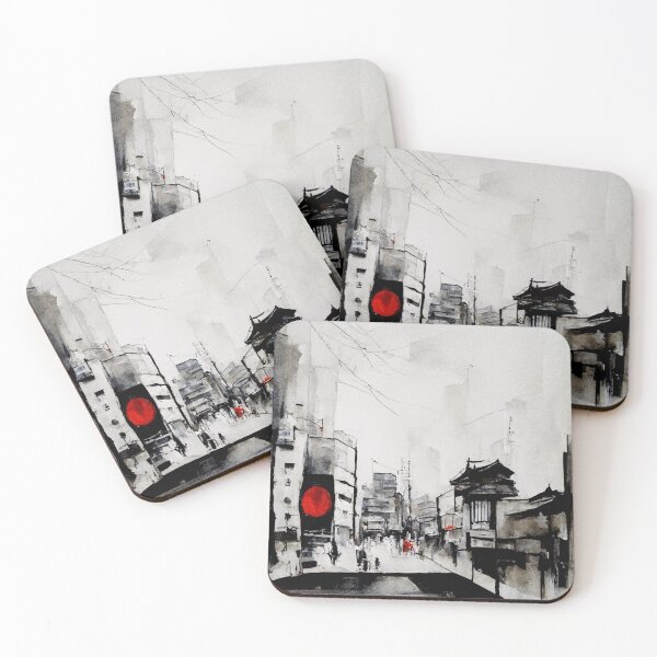 Item preview, One day in tokyo watercolor  designed and sold by Mirochan80.