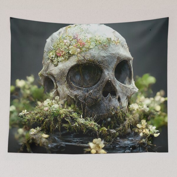 Item preview, Skull Art designed and sold by AICustomArt ⭐⭐⭐⭐⭐.