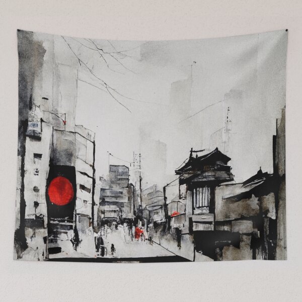 Item preview, One day in tokyo watercolor  designed and sold by Mirochan80.