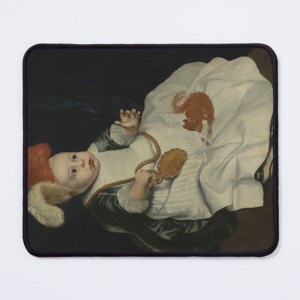 Item preview, Portrait of a Child with a Red Squirrel Pieter van Lint designed and sold by Amanda1775.