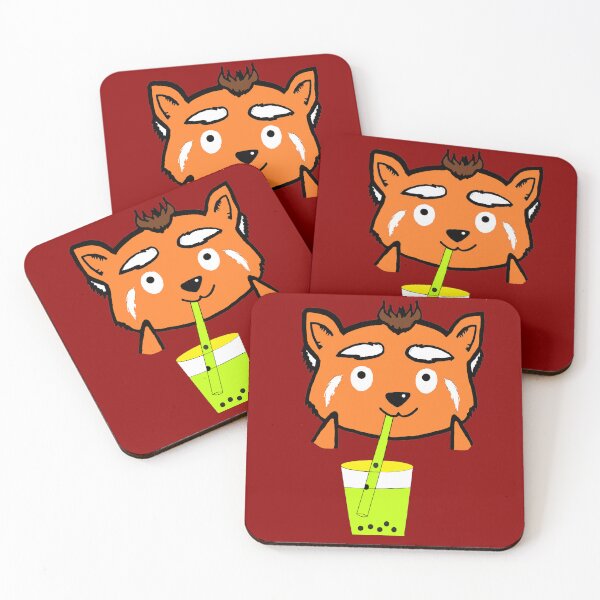 Item preview, Red Panda Bubbletea designed and sold by MetallicaMaster.