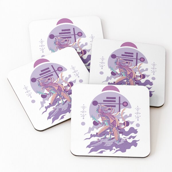 Item preview, Alien creature kneels on hill comic style designed and sold by Rob-Son.