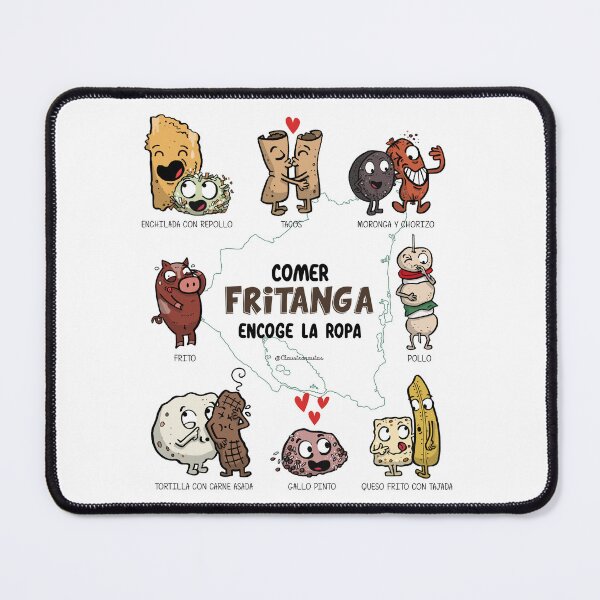 Item preview, Fritanga nicaraguense, white background designed and sold by Claustronautas.