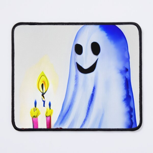 Item preview, Ghost presenting a birthday cake designed and sold by skillunused.