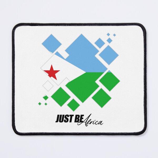 Item preview, Djibouti Cubed Flat - w/ text designed and sold by JustBeAfrica.