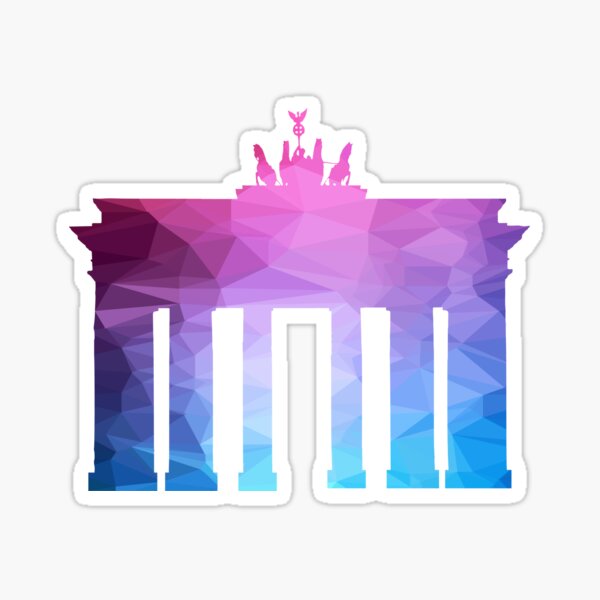 Artikel-Vorschau von Brandenburger Tor Polygon, designt und verkauft von Shirtey.
