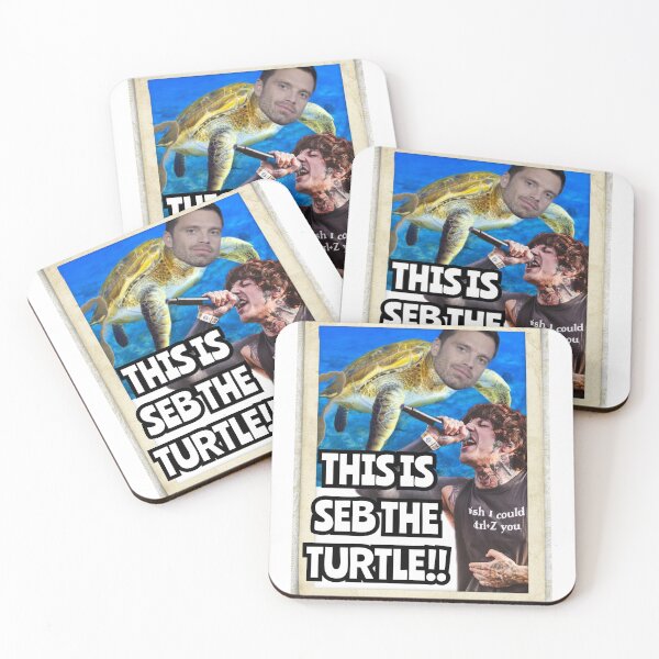 Artikelvorschau, Seb The Turtle Meme ~ für BMTH/Sebastian Stan-Liebhaber {Design 1} entworfen und verkauft von DuckvilleStudio.