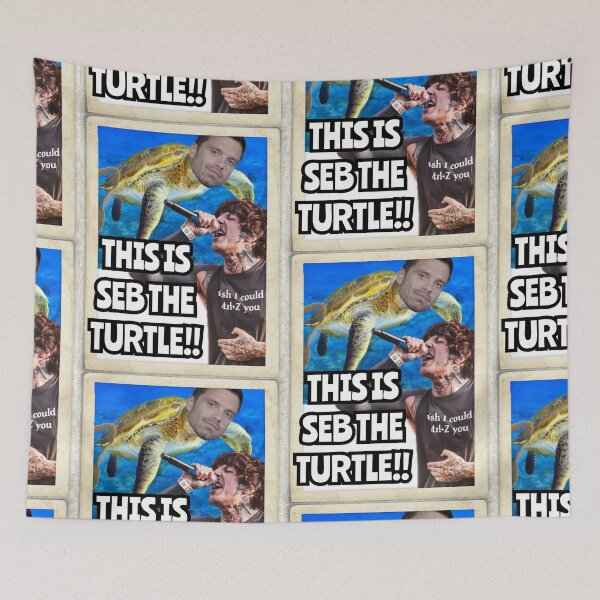 Item preview, Seb The Turtle Meme ~ for BMTH/Sebastian Stan lovers {Design 1} designed and sold by DuckvilleStudio.