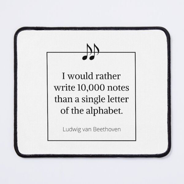 Item preview, Ludwig van Beethoven quote designed and sold by CakmakShop.