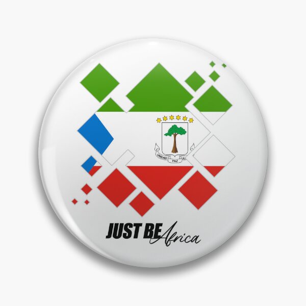 Item preview, Equatorial Guinea Cubed Flat - w/ text designed and sold by JustBeAfrica.