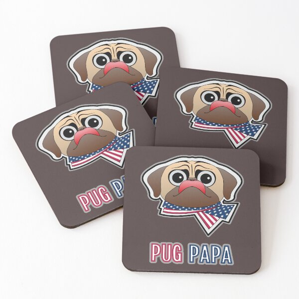 Item preview, Pug with American flag bow designed and sold by Kabira77.
