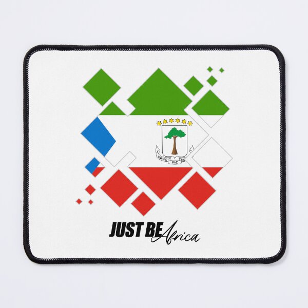 Item preview, Equatorial Guinea Cubed Flat - w/ text designed and sold by JustBeAfrica.