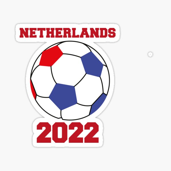 Netherlands Holland Knvb Football Soccer Flag Raised Clear Domed Lens Decal