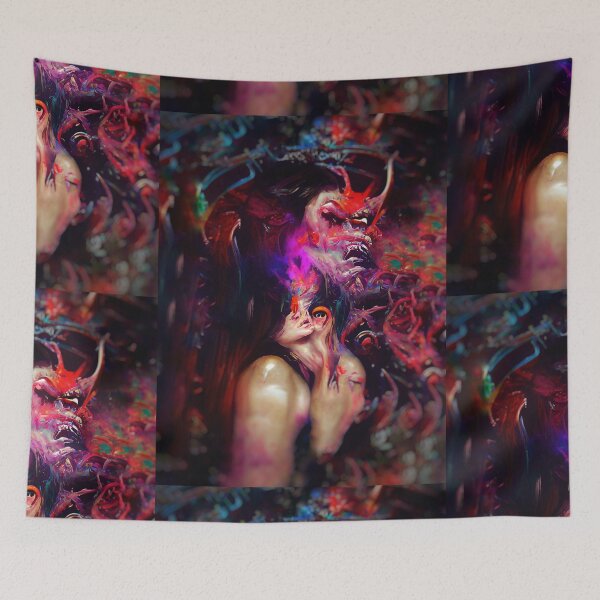 Item preview, Abstract Halloween Mask  designed and sold by RedeemerVIP.