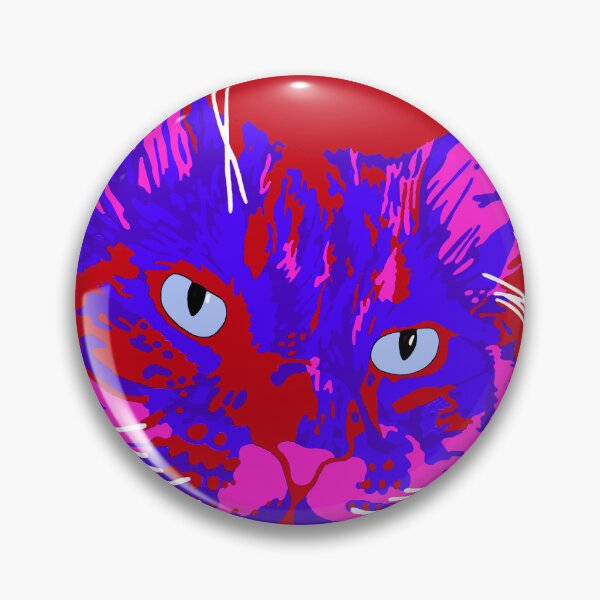 Artikelvorschau, farbige Katze entworfen und verkauft von MobsProject.