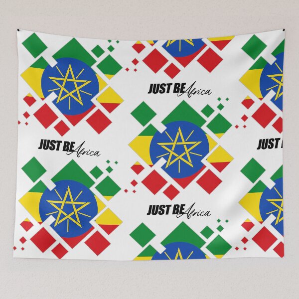 Item preview, Ethiopia Cubed Flat - w/ text designed and sold by JustBeAfrica.
