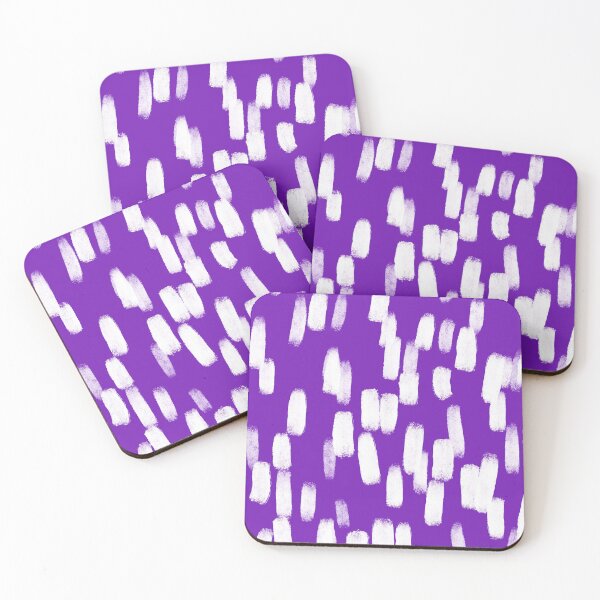 Item preview, Abstract, Dark Purple and White Brush Strokes  designed and sold by OneThreeSix.