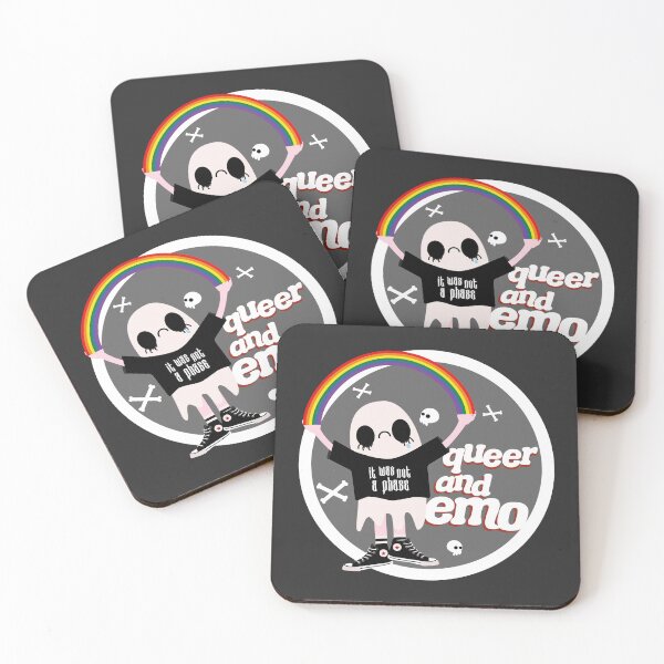 Item preview, Queer and Emo Badge designed and sold by racharanha.