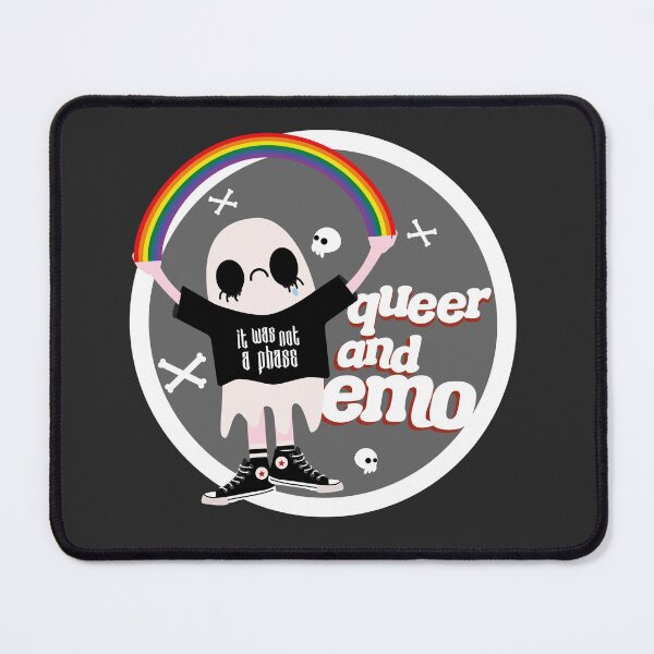 Item preview, Queer and Emo Badge designed and sold by racharanha.