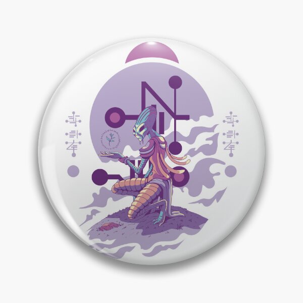 Item preview, Female alien creature on hill in comic style designed and sold by Rob-Son.