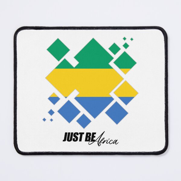 Item preview, Gabon Cubed Flat - w/ text designed and sold by JustBeAfrica.