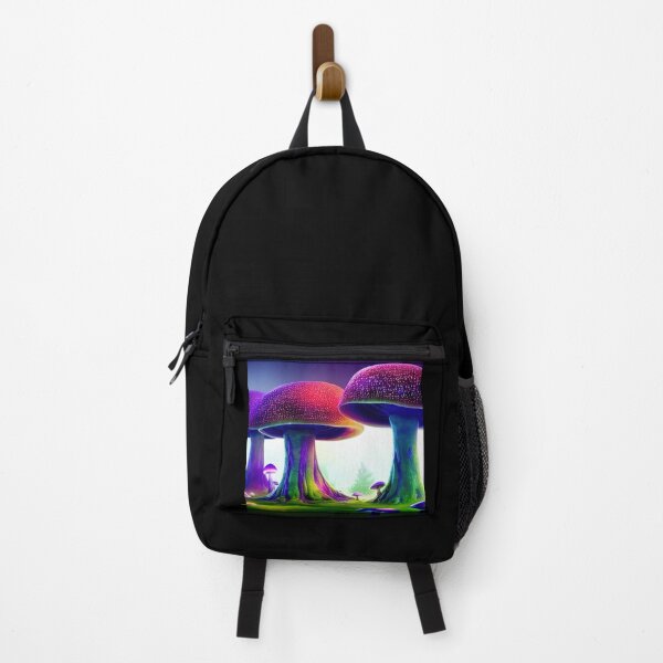 Item preview, Neon Mushroom Blacklight Forest 4 designed and sold by DonutShirts.