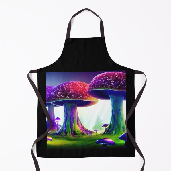Item preview, Neon Mushroom Blacklight Forest 4 designed and sold by DonutShirts.