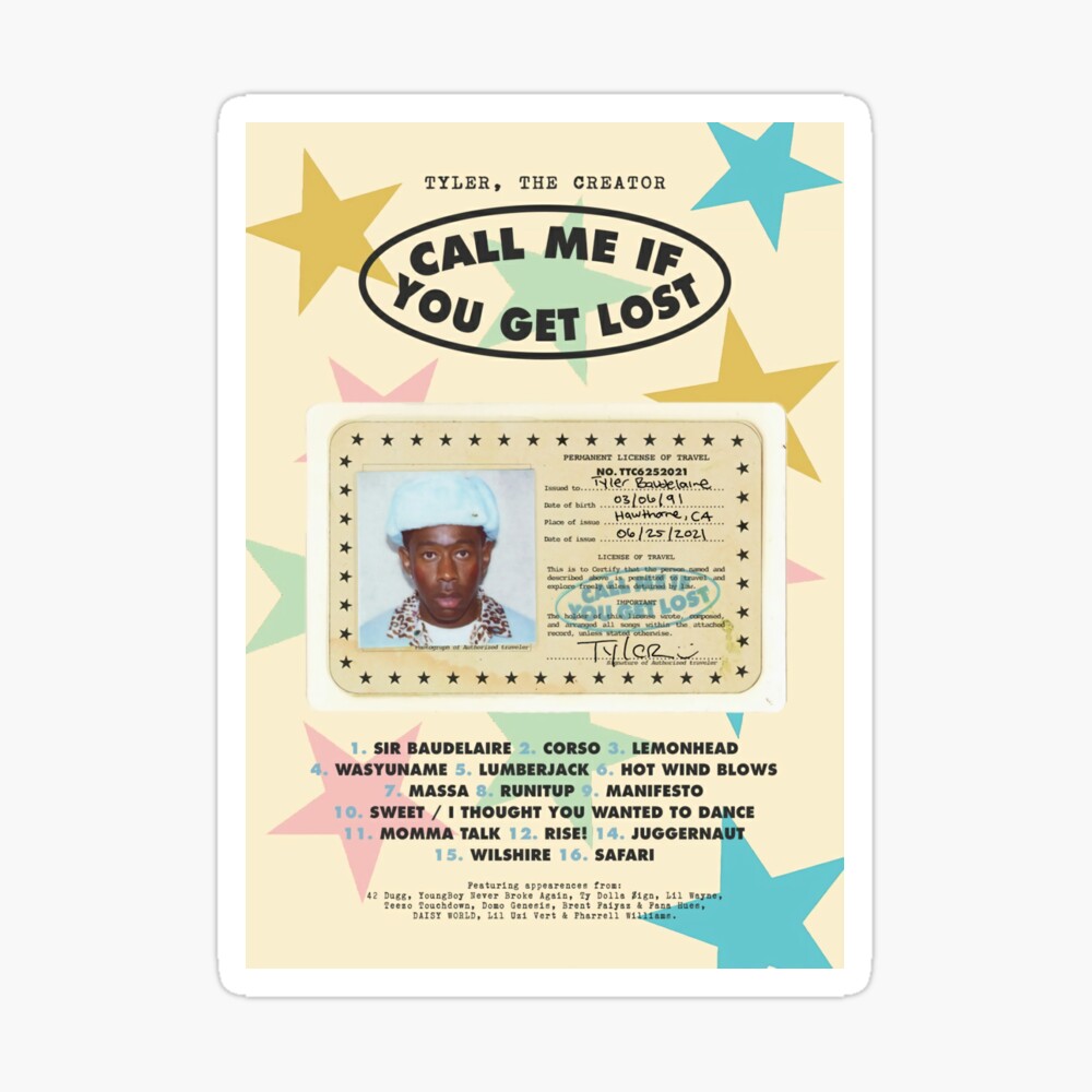 Tyler The creator CMIYGL Poster - coreprints – wendys4fo4store