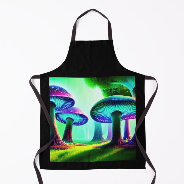 Item preview, Neon Mushroom Blacklight Forest 6 designed and sold by DonutShirts.
